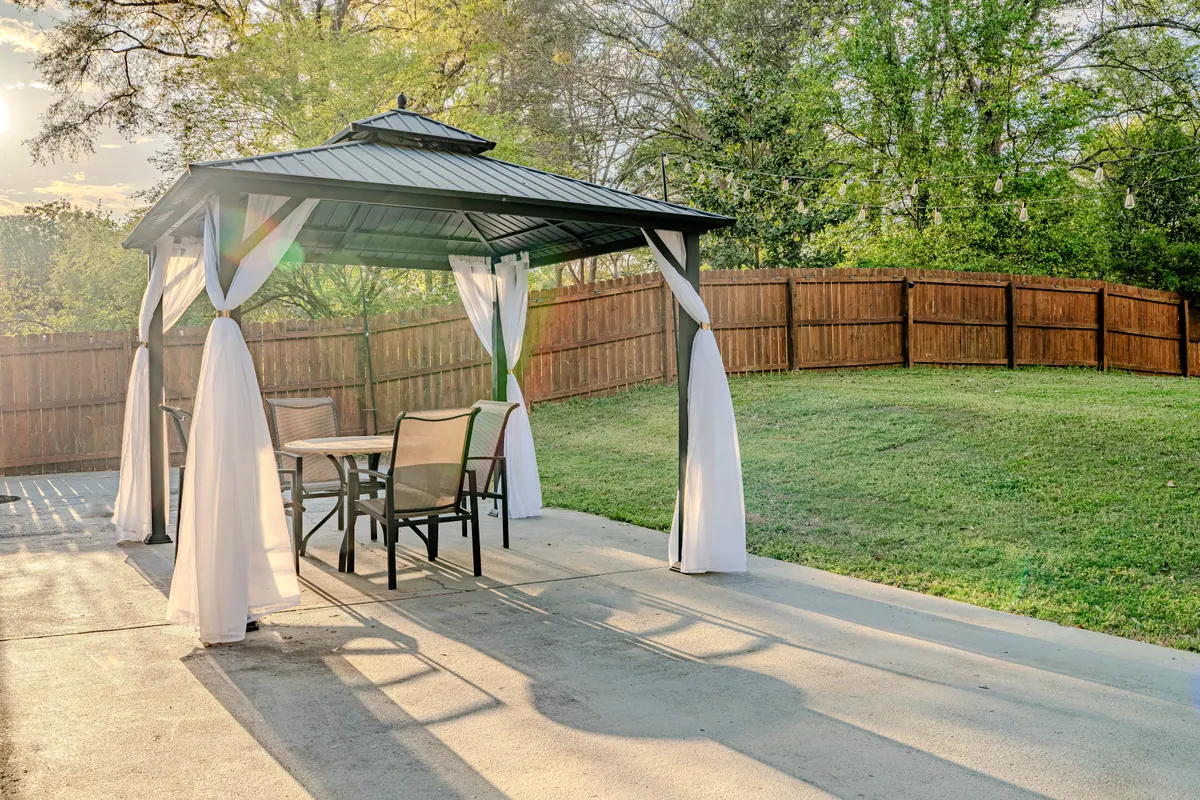 Bright Stays — backyard gazebo